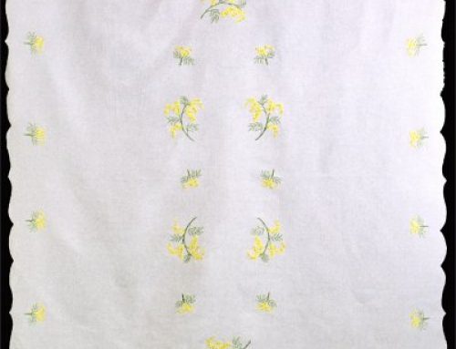 Tablecloth with embroidery